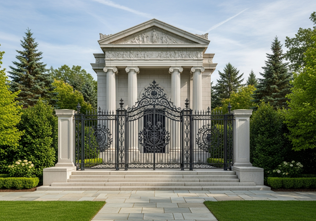 Mausoleum with gardens